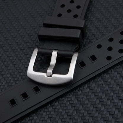 22/24mm Soft Silicone Watch Strap for Tag Heuer, Racing F1 WAZ2113, Sport, Diving, Waterproof Rubber Band with Pin Buckle for Men