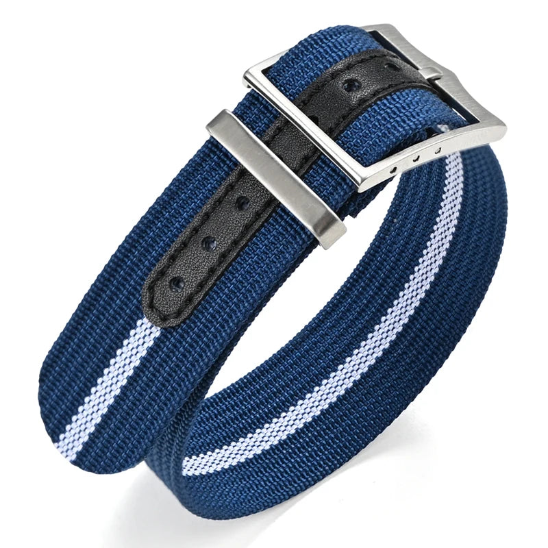 Bracelet de Sport universel en tissu Nylon, 20/22mm, étanche, militaire, pour Seiko Omega, accessoires de Bracelet de montre de l'armée, sans rayures