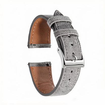 Bracelet de montre en toile conique à dégagement rapide, en nylon vintage, 20mm 22mm, accessoires de ceinture de poignet rétro pour hommes