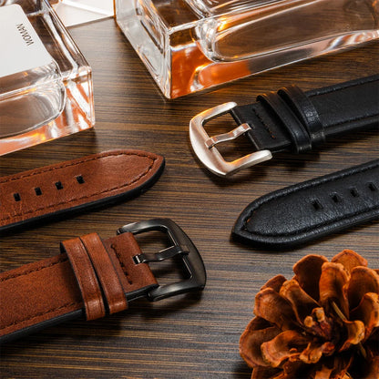 Gapless Leather Strap for Samsung Galaxy Watch 9 Ultra 47mm, compatible with Galaxy Watch 8 7 Ultra 47mm, Fast Delivery