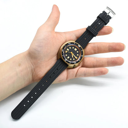 JUELONG – bracelets de montre en caoutchouc gaufré FKM, à dégagement rapide, étanche, Durable, en caoutchouc fluoré, 20mm 22mm, pour montre de plongée traditionnelle