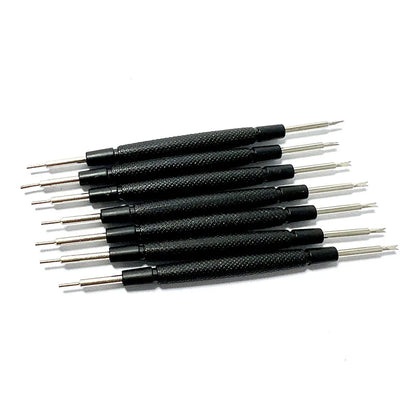 Kit di riparazione orologi da 2 pezzi: Strumento di rimozione delle barrette a molla per la regolazione del cinturino dell'orologio, strumento da orologiaio