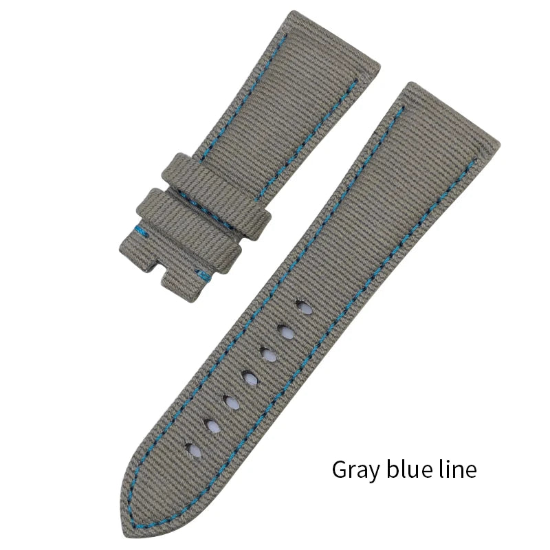 Bracelet de montre en toile de nylon pour Panerai Shoor, bracelet de montre, noir, bleu, vert, PAM01118, 441, 111, 24mm, 26mm, nouveau