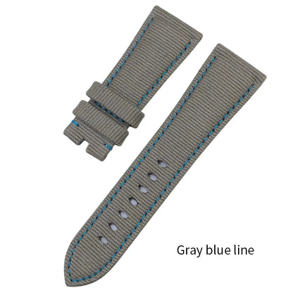 Bracelet de montre en toile de nylon pour Panerai Shoor, bracelet de montre, noir, bleu, vert, PAM01118, 441, 111, 24mm, 26mm, nouveau