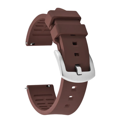 18/19/20/21/22/23/24mm FKM Rubber Watch Strap Diving Sports Quick Release Rubber Bracelet for Tissot/Seiko/Omega Watch Band