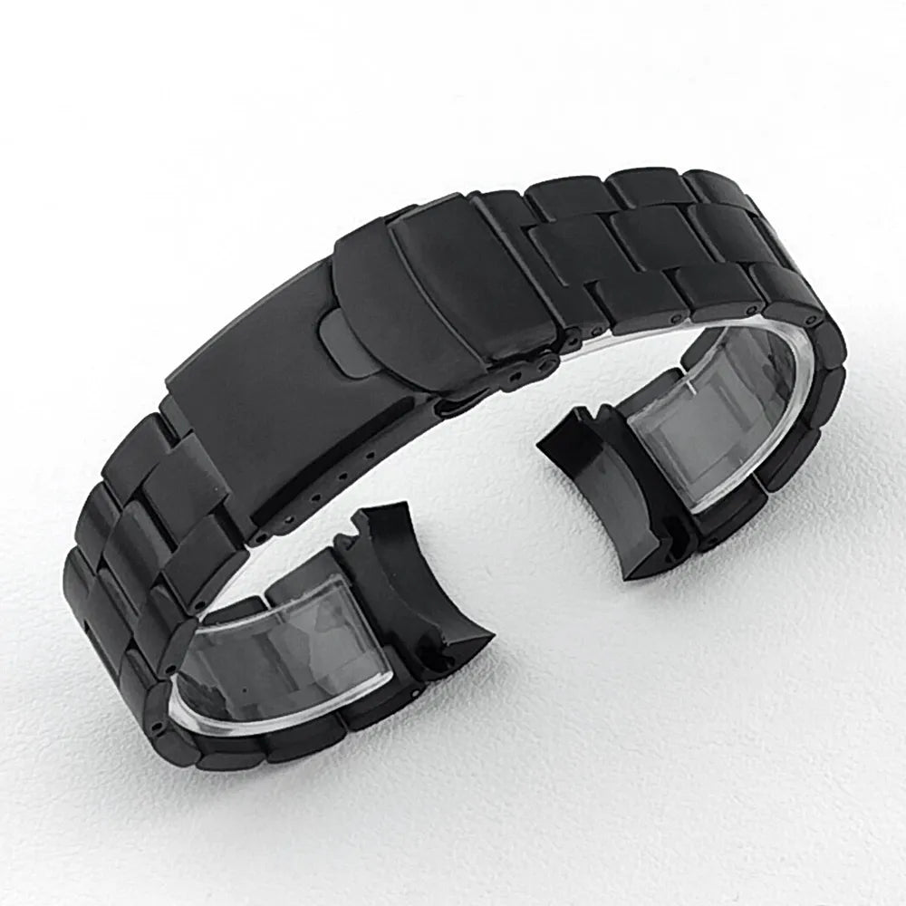 Men's Solid Stainless Steel Sport Bracelet, 22mm, SRPD SKX007/SKX009 SRPD63K1, Jubilee Curved End Bracelet