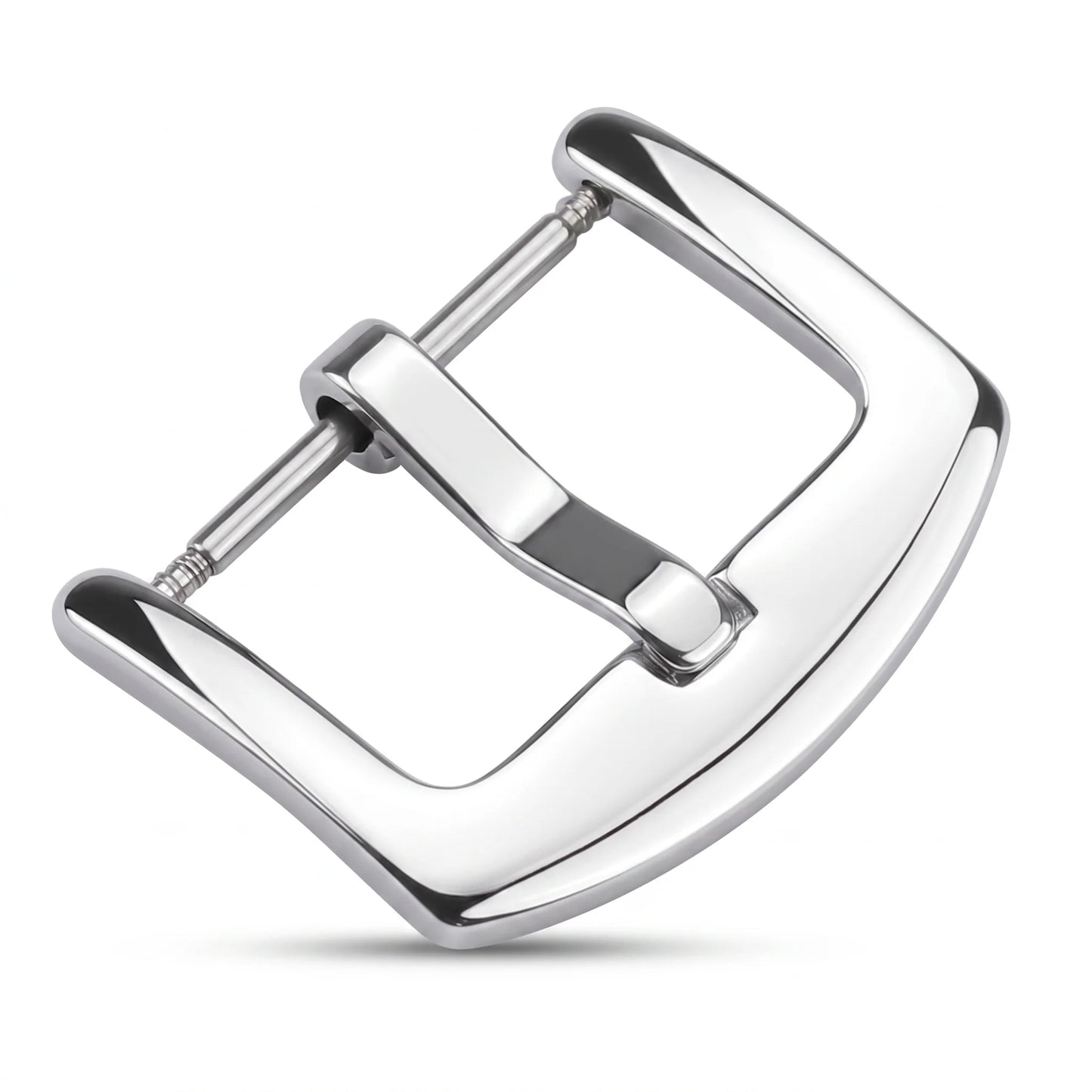 Bracelet de montre en métal pour hommes, boucle 16 18 20 22 24mm, argent, noir, or, fermoir en acier inoxydable, accessoires