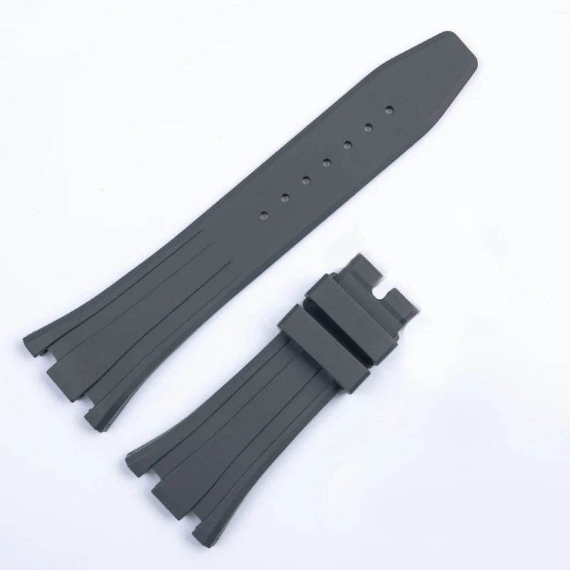 Bracelet en caoutchouc 26mm 27mm pour Bracelet de remplacement étanche AP Royal Oak pour Bracelet de montre en Silicone souple GA2100 GA-2110 avec goupille de liaison
