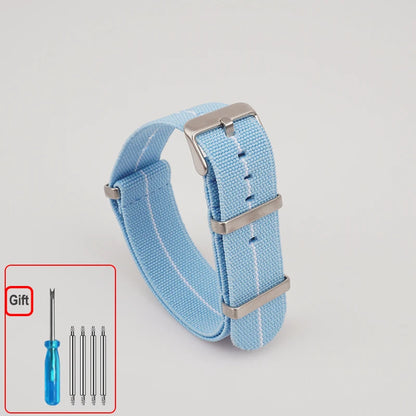 Cinturino per orologio NATO, paracadute in nylon elastico