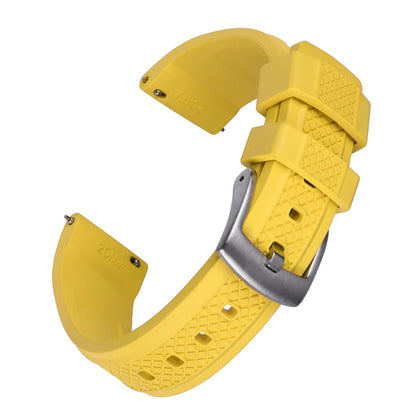 Bracelets de montre FKM de qualité supérieure, 20mm 22mm, à dégagement rapide, en caoutchouc fluoré, nouveau Design, unisexe, ceintures de plongée étanches