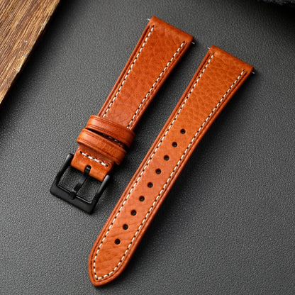 Cinturino in pelle italiana fatto a mano MBOX, 18 19 20 22MM, a sgancio rapido e flessibile, in pelle bovina a strato superiore, stile vintage S/M