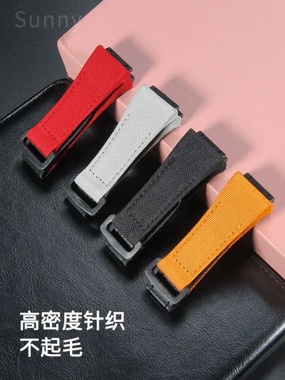 Pour Richard Mille toile de Nylon 25mm 4 étoiles tournevis Anti-allergie bracelets de montre RM50 53 série remplacer bracelet de montre pratique