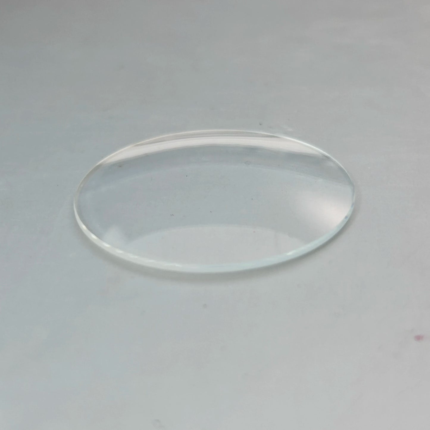 Double-domed round crystal watch glass, 2.0mm thick edge, 30mm to 38.5mm, for watchmakers