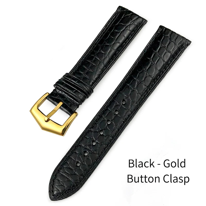 Luxurious Crocodile Leather Watch Strap, 20mm 19mm 21mm 22mm, for Patek Philippe 5227 5146 5147, American Alligator Watch Band