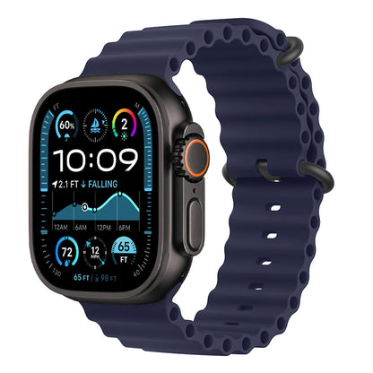Bracelet Ocean pour Apple Watch Ultra 3 2, 49mm 46mm 44mm 40mm 45mm 41mm 42mm, Correa Bracelet iWatch Series 11 10 9 SE 8 7 6 5 4