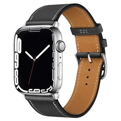 Bracelet de montre en cuir pour bracelets de montre Apple 46mm 44mm 41mm 45mm 38-42mm 40mm 49mm bracelet iWatch série 10-Ultra 9-8-7-SE-6-5-4-3