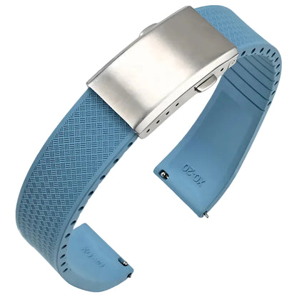 Bracelet montre Racing / Aviateur en caoutchouc Premium - Rapide, Boucle Déployante - A Découper