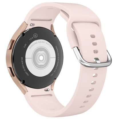 Bracelet en Silicone souple pour Samsung Galaxy Watch FE 7 6 5 4 44mm 40mm 5 Pro 45mm, pour Galaxy Watch 6 Classic 43mm 47mm
