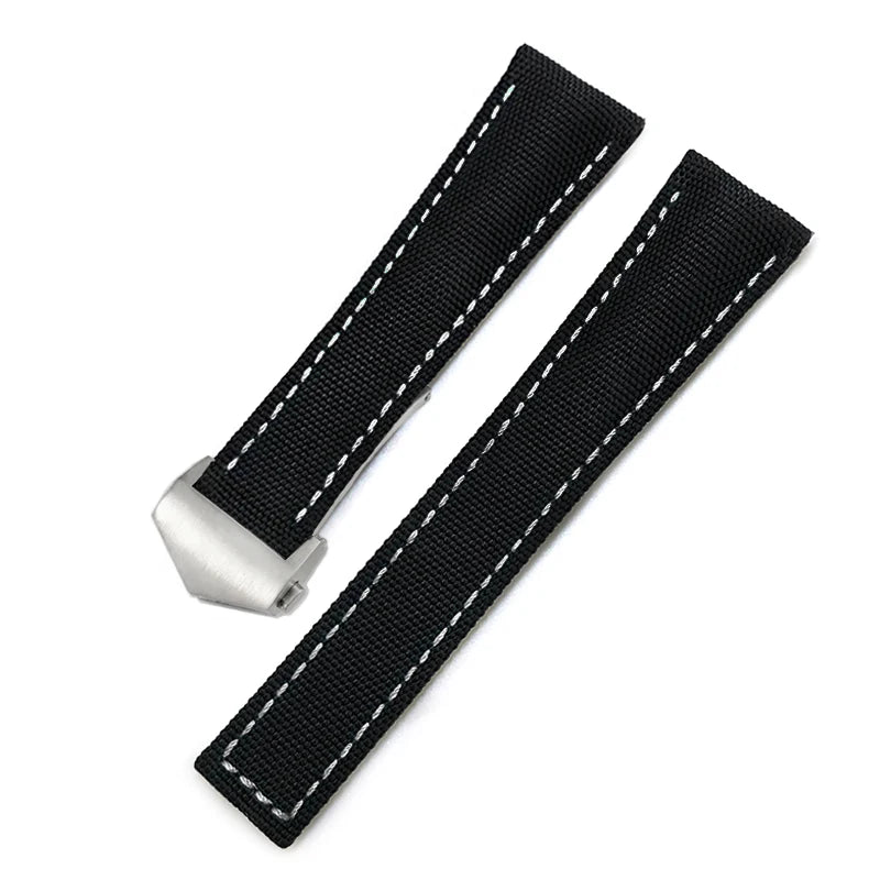 Bracelet de montre en Nylon de haute qualité, 19mm 20mm 21mm 22mm, adapté à TAG Heuer Aquaracer 300 500, bracelet de montre en toile de Nylon, boucle pliante