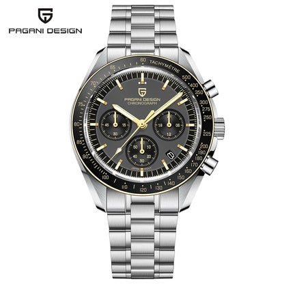 Orologio da uomo Moon 40mm con cronografo al quarzo - PAGANI DS N Tribute CK2998 Retro Sport