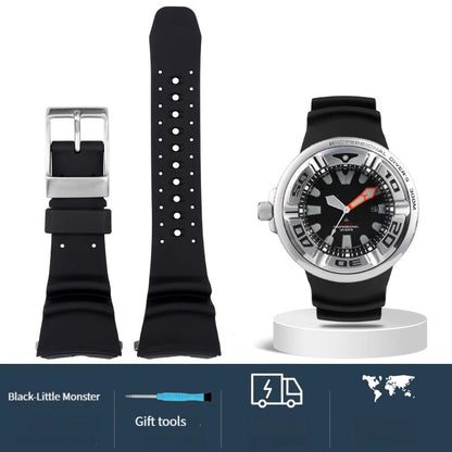 Cinturino in acciaio inossidabile di alta qualità modificato con connettore a maglie speciali per orologio da uomo Citizen BJ8050-08E/BJ8050
