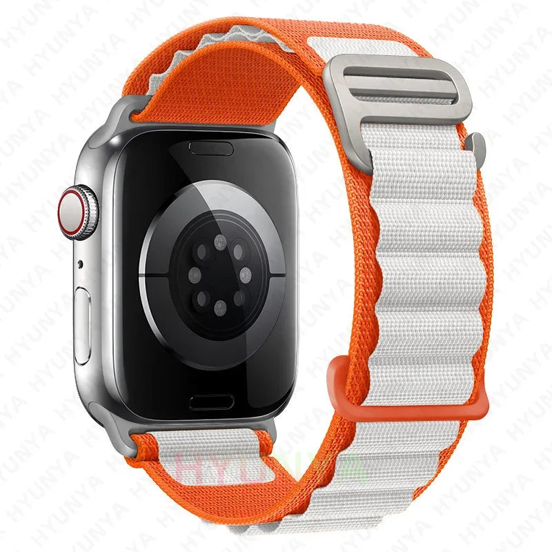 Cinturino per Apple Watch, bracciale alpino per cinturino Apple Watch Ultra 2 3, cinturino 45mm 49mm 42mm 46mm 44mm 41mm 40mm, cinturino Iwatch serie 11 9 8 7 SE 10
