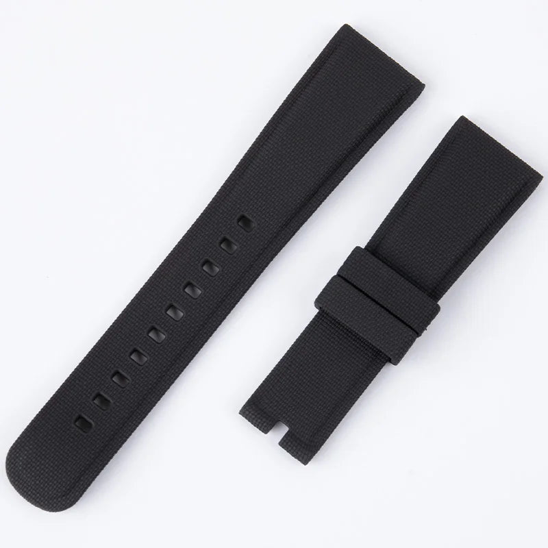 Quick Release FKM Rubber Waterproof Watch Strap, 18/19/20/21/22/23/24mm, for Oris Seiko Omage Rolex