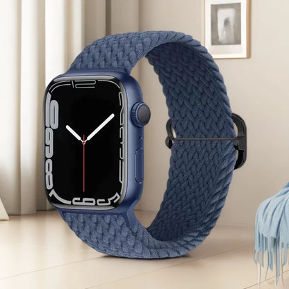 Cinturino in nylon intrecciato traspirante e morbido per Apple IWatch Series 11 10 9 8 7 6 5 4 SE 40/41/42/44/45/46mm