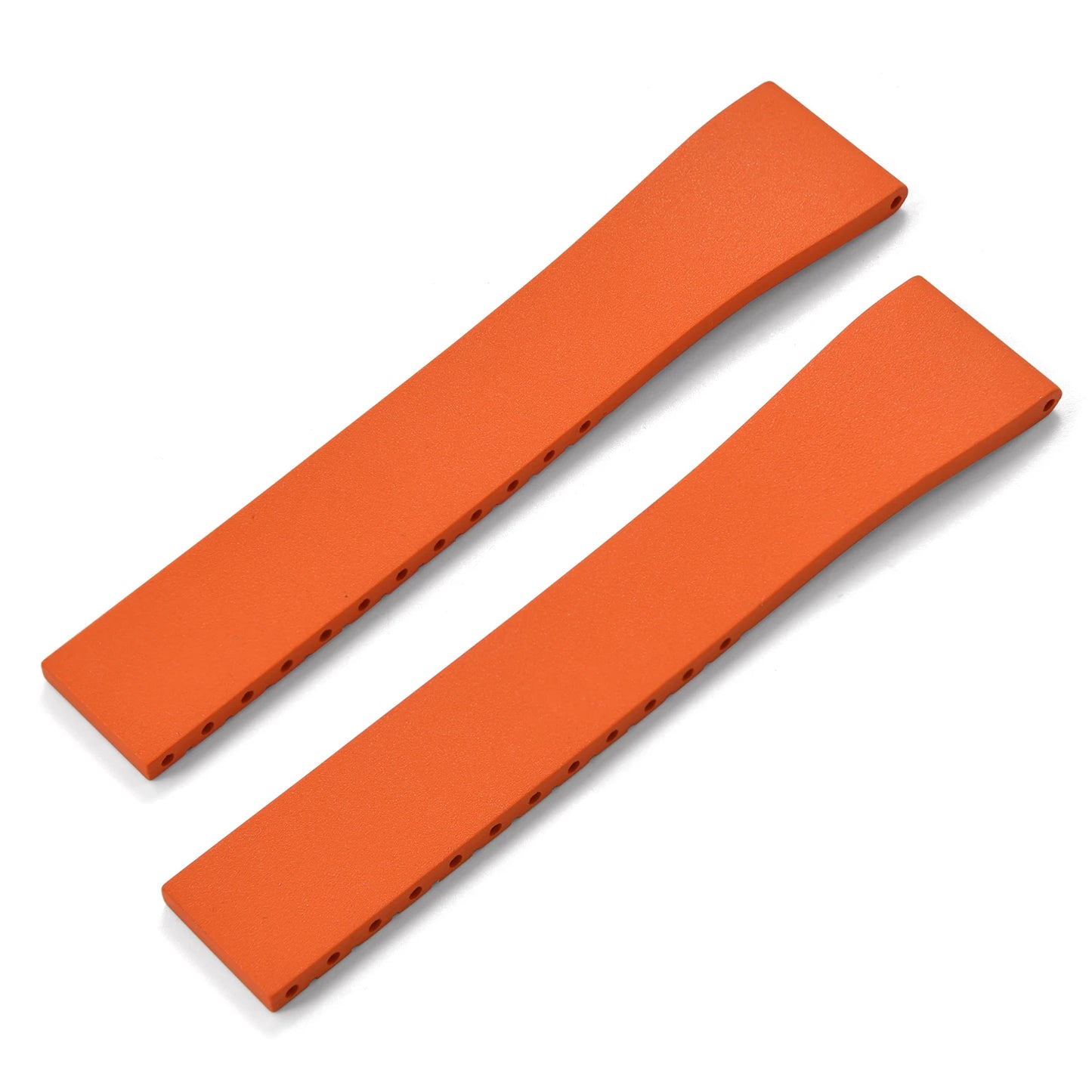 Nouveau bracelet de montre CTS FKM boucle en or papillon à dégagement rapide 16mm 18mm 19mm 20mm 21mm 22mm bracelets de montre en caoutchouc CTS pour couper à la taille