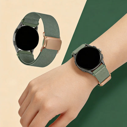 Cinturino elastico intrecciato per Samsung Galaxy Watch 7 6 5 4 40mm 44mm/5 Pro 45mm, per Galaxy Watch 6 4 Classic/Active 2