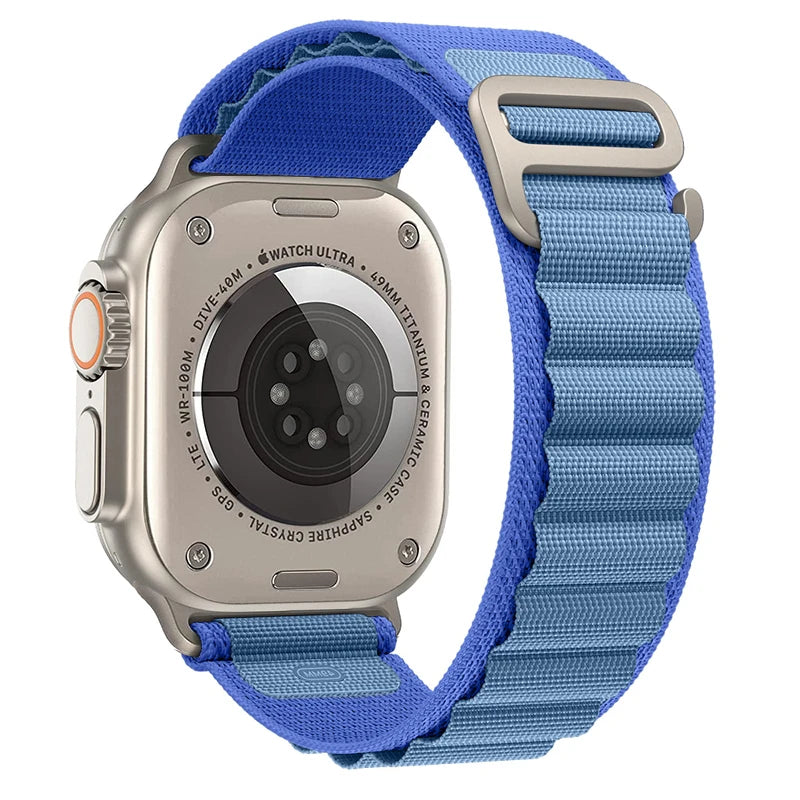 Bracelet à boucle alpine pour Apple watch Ultra 3 2 bandes 49mm 45mm 44mm 40mm 41mm 46mm 42mm Bracelet iWatch série 11 10 SE 9 8 7 6 5 4