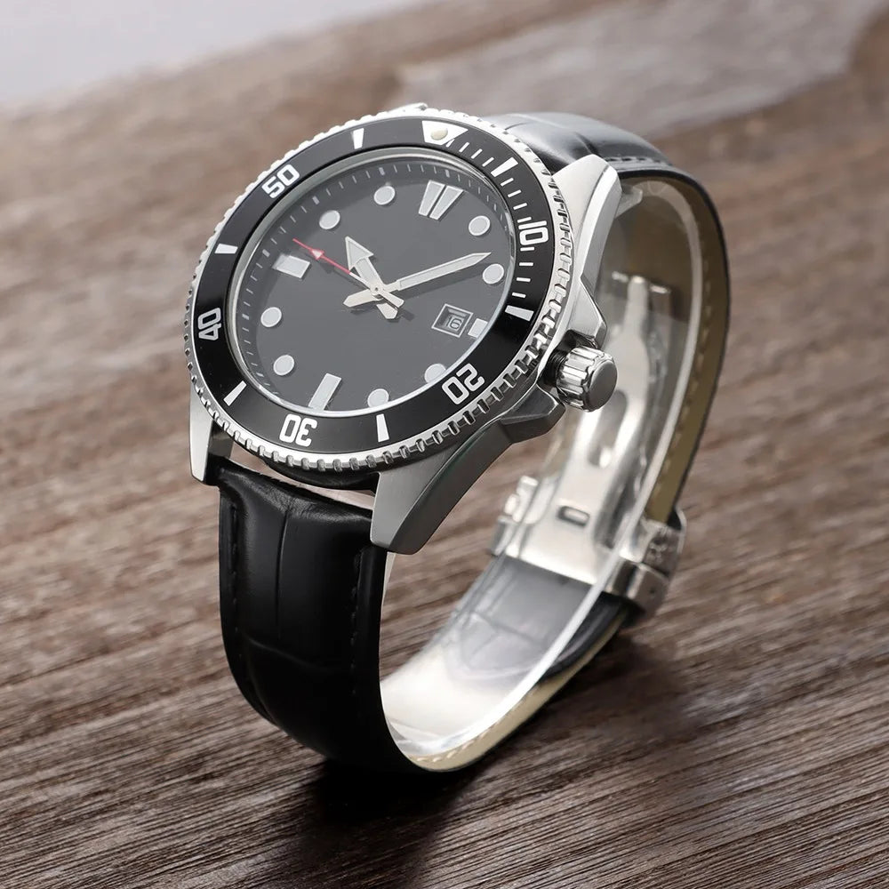 New Crocodile Pattern Watch Strap 18mm 20mm 22mm Genuine Leather Folding Buckle Watchband for Omega for Cartier Tank Solo