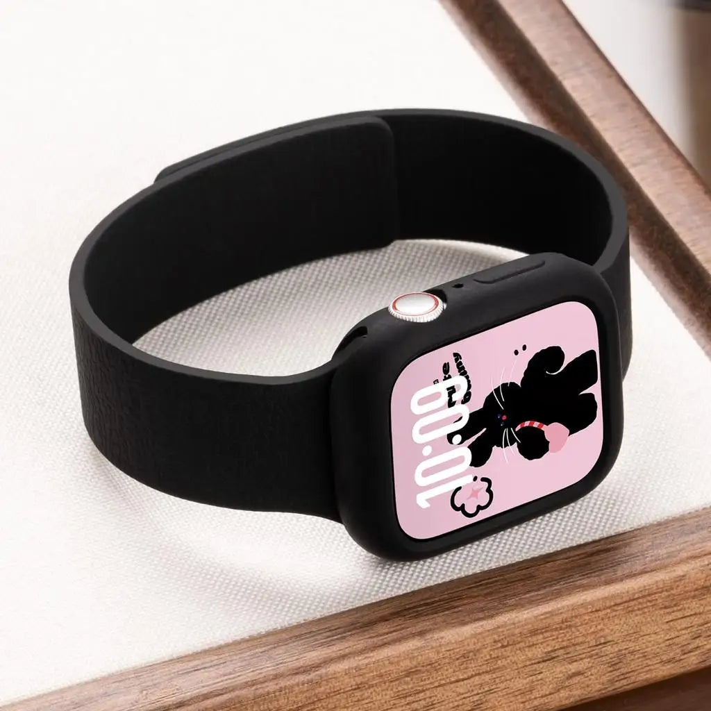 Silicone Case and Strap for Apple Watch Ultra 3 49mm 46mm 42mm 44mm 40mm 45mm 41mm for iWatch Series 11 10 9 8 7 6 SE3