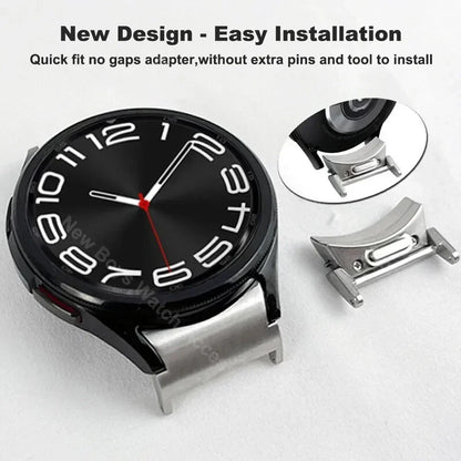 Bracelet de sport en silicone sans interstice pour hommes, compatible Samsung Galaxy Watch 7 40mm 44mm, 6 4 Classic 46 47mm, 42 43mm, 5 Pro 45mm