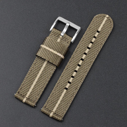 Bracelet de montre Nato 2 Pièces - Compatible connectée - Sangles en Nylon Tissé