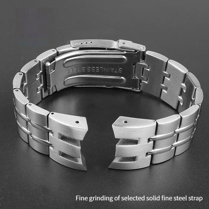Bracelet de montre avec chaîne en acier inoxydable, interface incurvée, 20MM 21MM, pour IWC Mark 16 17 18, 377710 377714