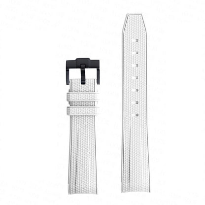 Bracelet de montre en caoutchouc et Silicone, 20mm, pour Omega X Swatch Joint MoonSwatch, pour Seamaster 300, pour hommes et femmes, extrémité incurvée
