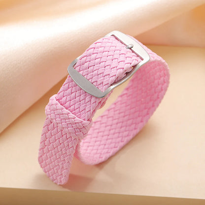 14mm 16mm 18mm 20mm 22mm Nylon Woven Canvas Watch Strap for Perlon for Omega Watchband Men Women Sport Wristband Accessories