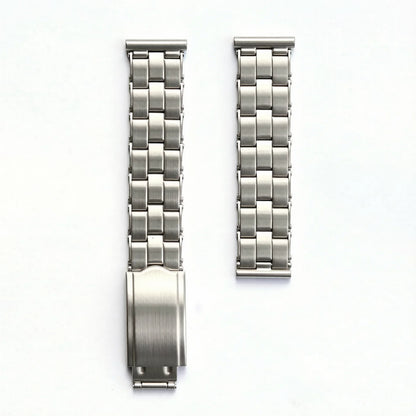 18/19/20mm Solid Link Vintage Rivet Bracelet Stainless Steel Watch Band