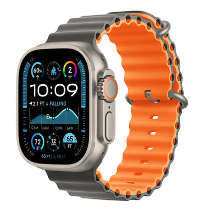 Bracelet Ocean pour Apple Watch Ultra 3 2, 49mm 46mm 44mm 40mm 45mm 41mm 42mm, Correa Bracelet iWatch Series 11 10 9 SE 8 7 6 5 4