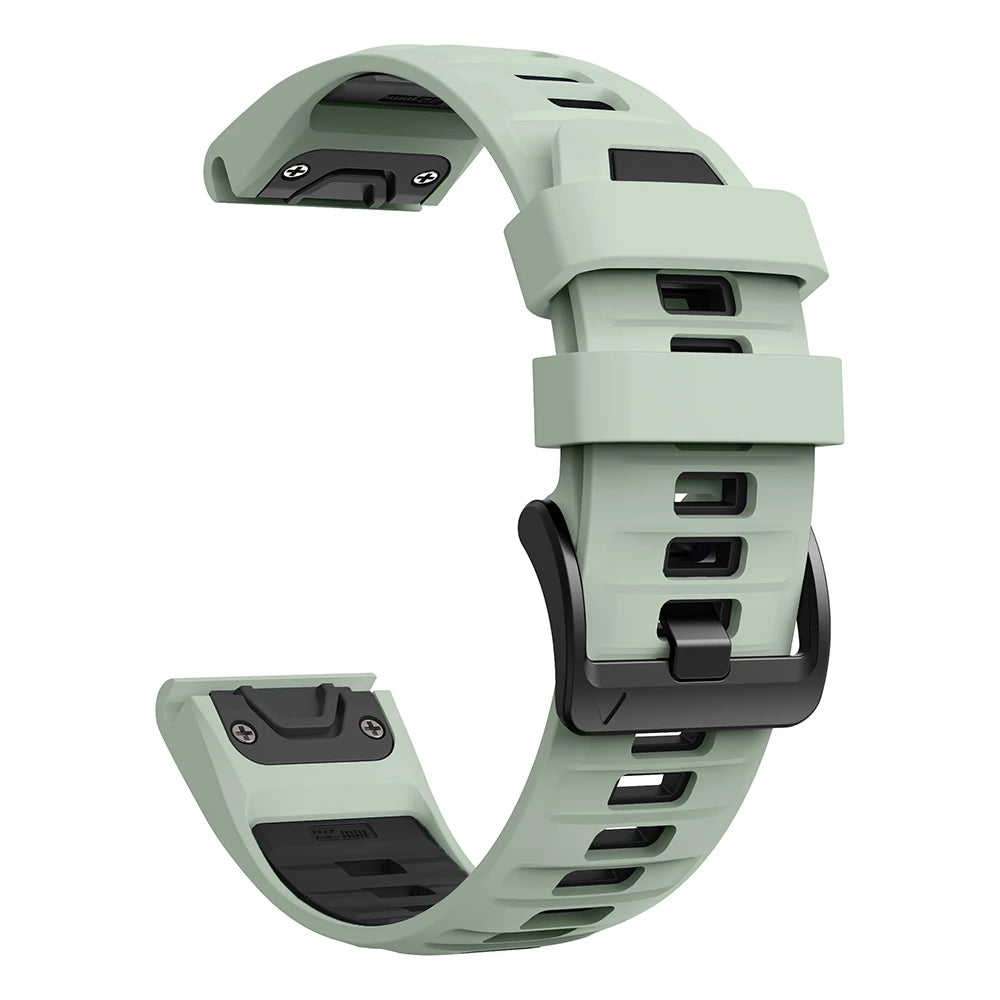 Bracelet de montre en silicone 22 mm 26 mm pour Garmin Fenix 8Pro 7 7X 6X Pro 5X Plus Epix Gen2 Enduro 3 2, bracelet souple à libération rapide QuickFit