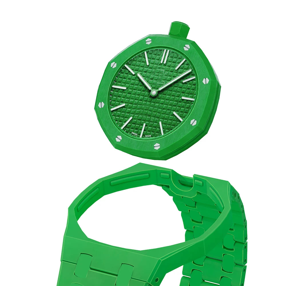 Étui et bracelet en céramique biocéramique 2 en 1 pour montres de poche Swatch x AP Royal pop, kit de modification pour transformer en montre-bracelet