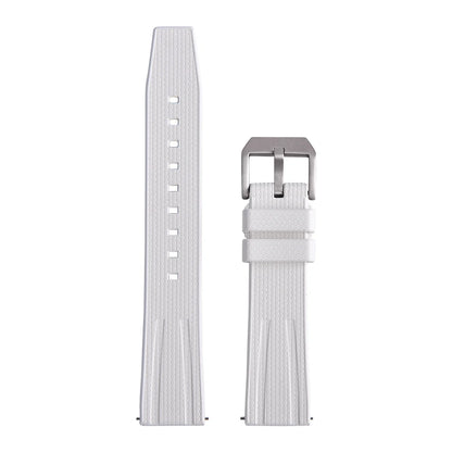 New Design Busluo Fkm Rubber Strap 20mm 22mm Fluoro Rubber Watch Band for Traditional Diving Watch Accessories
