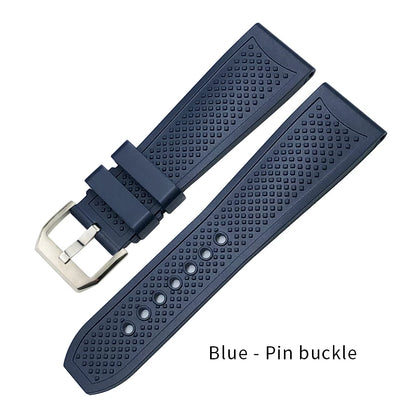 Men's Soft Silicone Watch Straps, 20mm 21mm 22mm 23mm 24mm