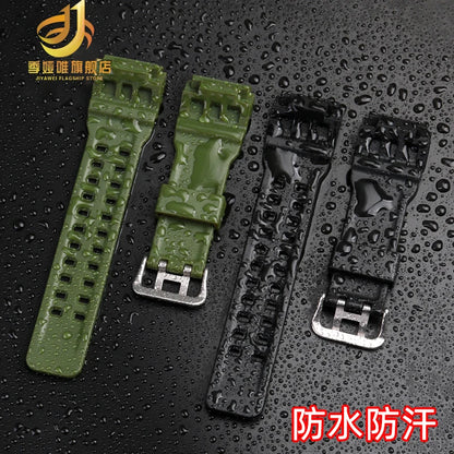 Silicone Rubber Watch Band for Casio GG1000 G-shock GG-1000 GNG-100 GSG-100, Resin Sport Strap, Waterproof Watchband Replacement Tool