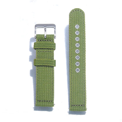 Cinturino per orologio in tela di nylon intrecciato, morbido, universale, per uomo e donna, sportivo, a sgancio rapido, 18 mm, 20 mm, 22 mm