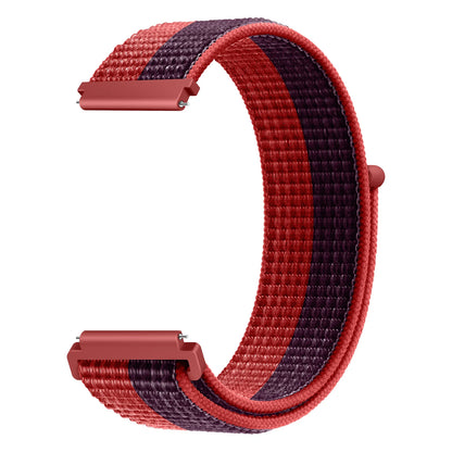 Bracelet à boucle en Nylon pour Amazfit Bip 6/5/GTS 4/3/2/2e/Mini/GTR 42mm/47mm/GTR 4/3 Pro Sport, 20mm/22mm, 2 bandes