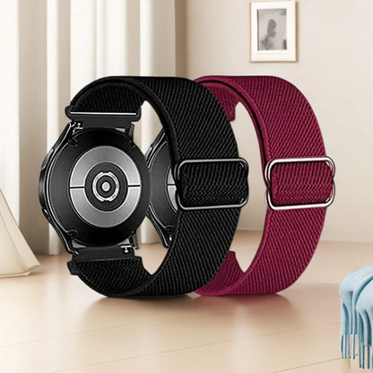 Cinturino intrecciato in nylon, 2 pezzi, per Huawei Watch 5 GT6 5 4 Pro, 46mm, elastico, per Amazfit Active Max/Balance 2/Bip 6 5