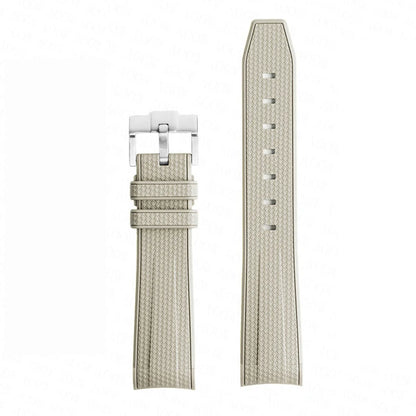 Bracelet de montre en caoutchouc et Silicone, 20mm, pour Omega X Swatch Joint MoonSwatch, pour Seamaster 300, pour hommes et femmes, extrémité incurvée