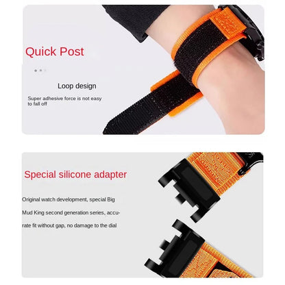 Adattatore + cinturino in Nylon per Casio 3451 GBD-200, cinturino per orologio G-shock GBD200 1/2/9 GBD-200SM, cinturino sportivo resistente al sudore da uomo